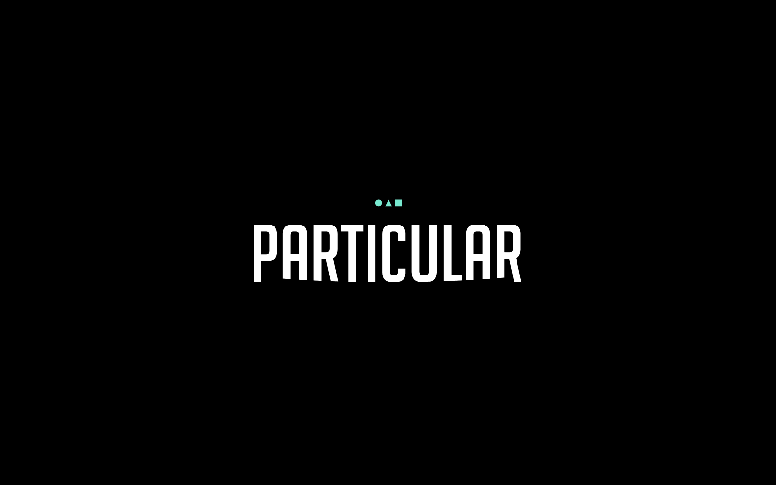 The brand of Particular.